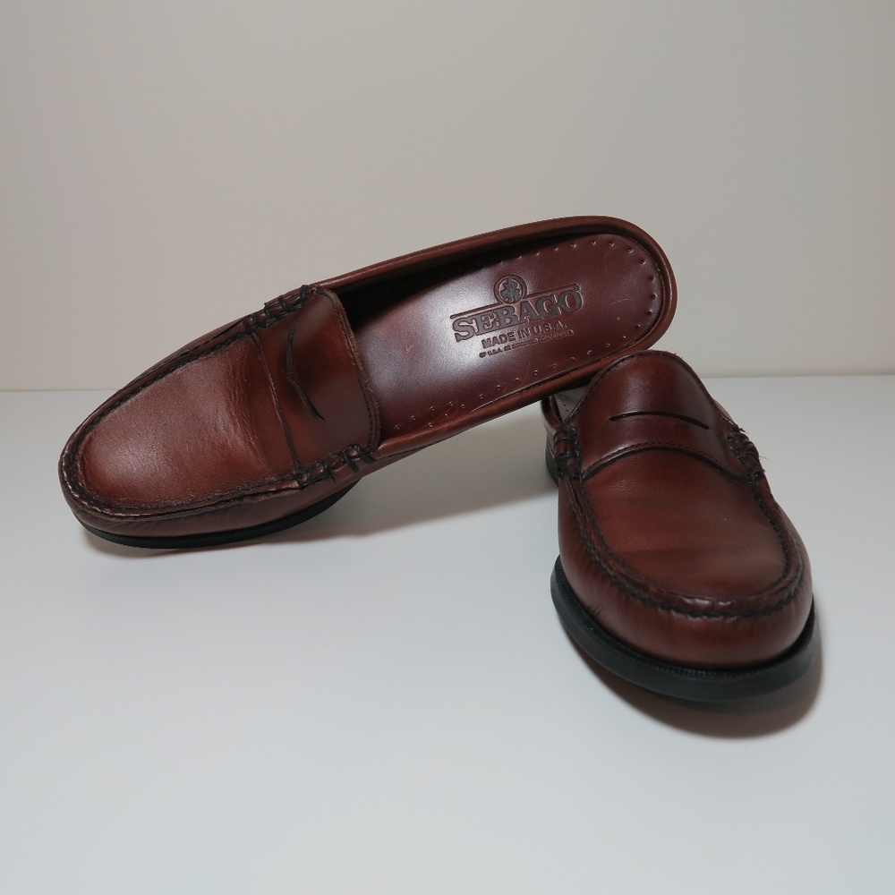 Sebago Penny Loafer Slides Made in U.S.A | 9.5